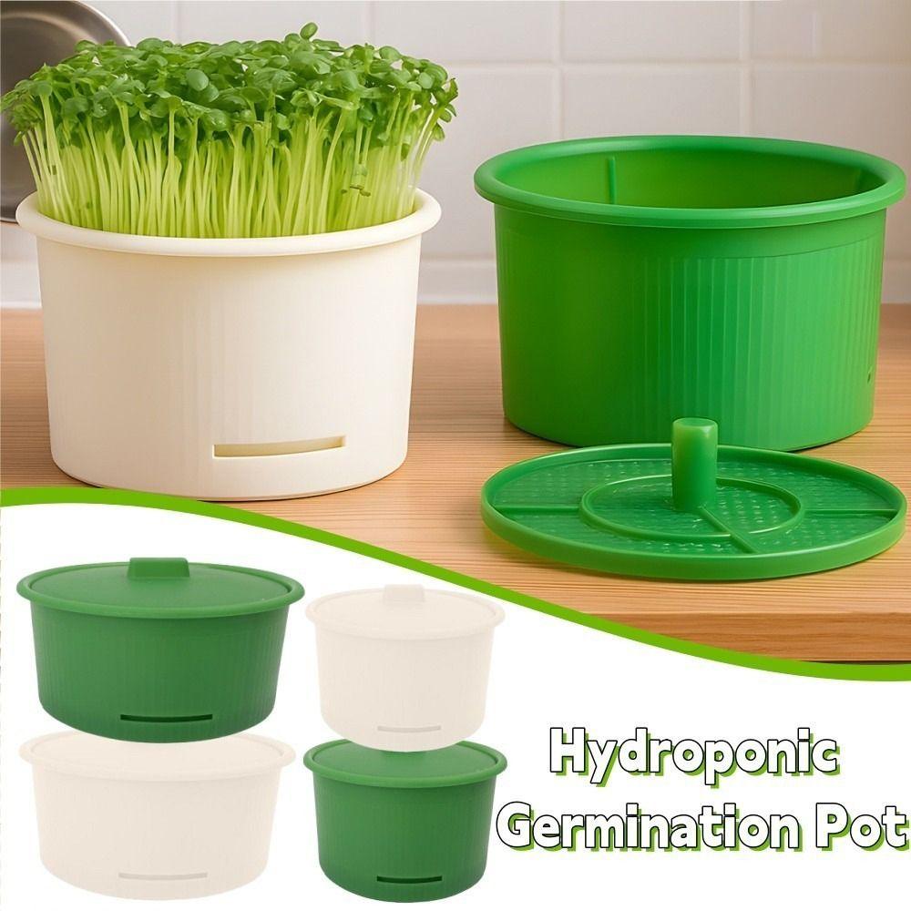 Split Bean Sprout Nursery Pots Stackable Plant Seeding Boxes Hydroponic Plant Cultivation System