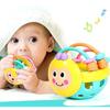 Baby Soft Rubber Rattle Children Early Childhood Biting Bell Toy Bee Hand Bell Rattle Dumbbell Baby Toy 0-12 Months