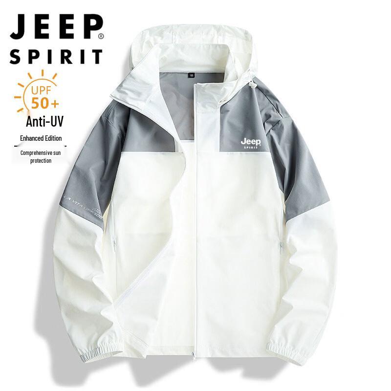 JEEP SPIRIT Men's Ice Silk Sun Protection Jacket