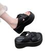 Thick-soled Women's Summer Height Increase 2025 New Fashion Skirt Beach Shoes Muffin Small Light Summer Women's Slippers