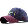 Outdoor Duck Tongue Fishing Cap Fishing Cap Men's and Women's Sunscreen Baseball Cap Sun Hat Men's Embroidered Washed Cotton Baseball Cap