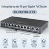 Ruijie RG-EG110G-P V2 8-Port Gigabit PoE Enterprise Router (CN-Version)