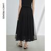 Langzi Retro Polka Dot High-Waist Skirt