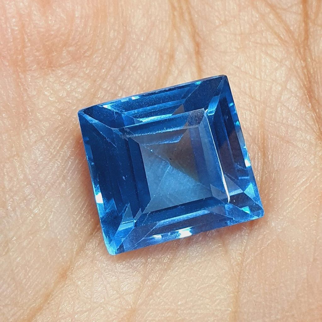 Certified Natural Blue Sapphire 18 Ct Fancy Shape Faceted Loose Gemstone