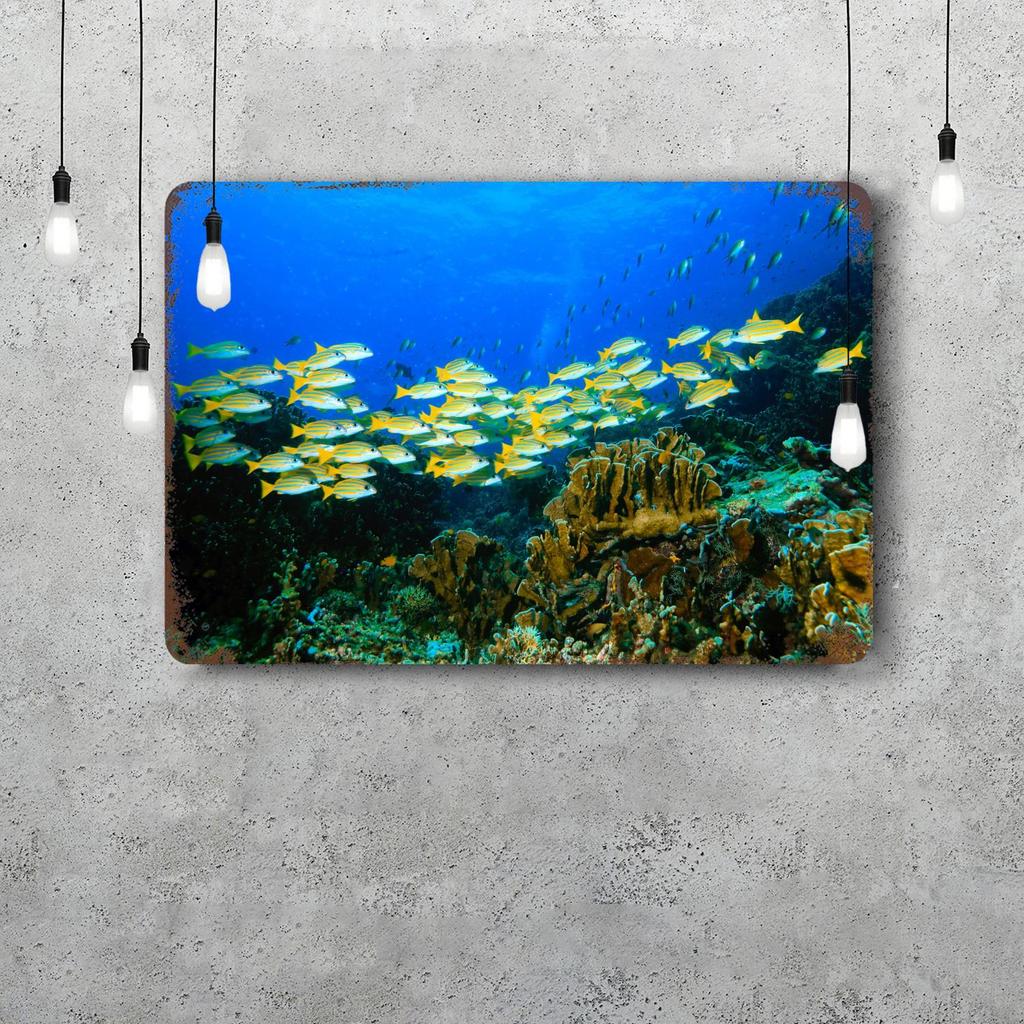 Ocean Decor Vintage Metal Signs Tin Signs Captain Poster Decor for Bar Pub Club Man Cave Wall Decoration