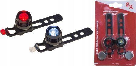 2K Led Bike Lamp Front + Rear Set For Bike