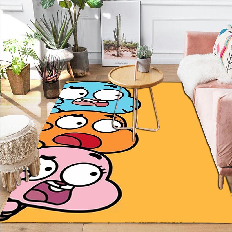 The Amazing World of Gumball Rug Floor Mat for Living Room or Bedroom Soft and Comfortable Carpet a Gift for Birthday and Holiday.SFF0917193