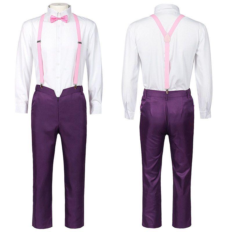 Blue Prison Cosplay Costume Bluelock Reo Meguru Casual Outfit Pudding Hat Plaid Pants Cosplay