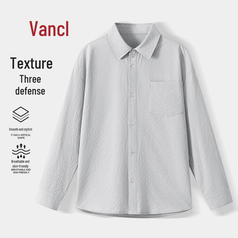 

VANCL Men s Three-Proof Long Sleeve Casual Shirt XL