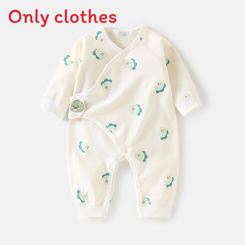 Baby Romper With Pure Cotton Long Sleeve Design For Newborns And Toddlers
