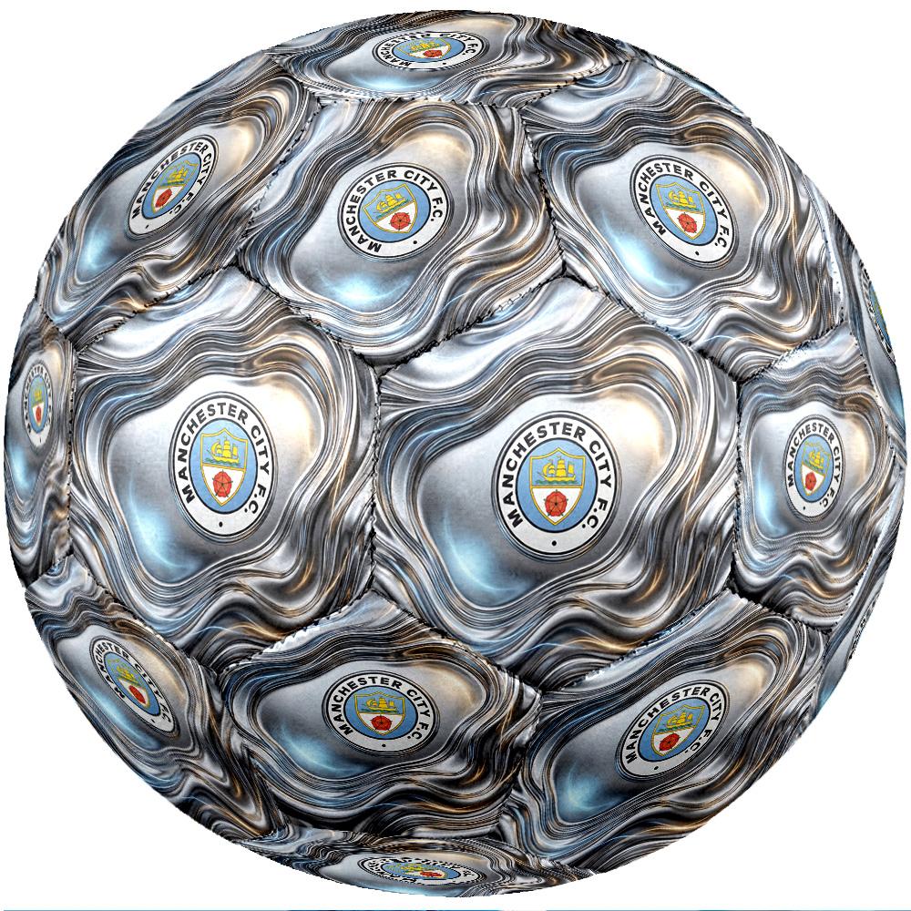 Balón de fútbol temática Manchester City Tamaño 5 Balón de fútbol Tacto Suave Balón de Fútbol Profesional para Entrenamiento Deportivo al Aire Libre
