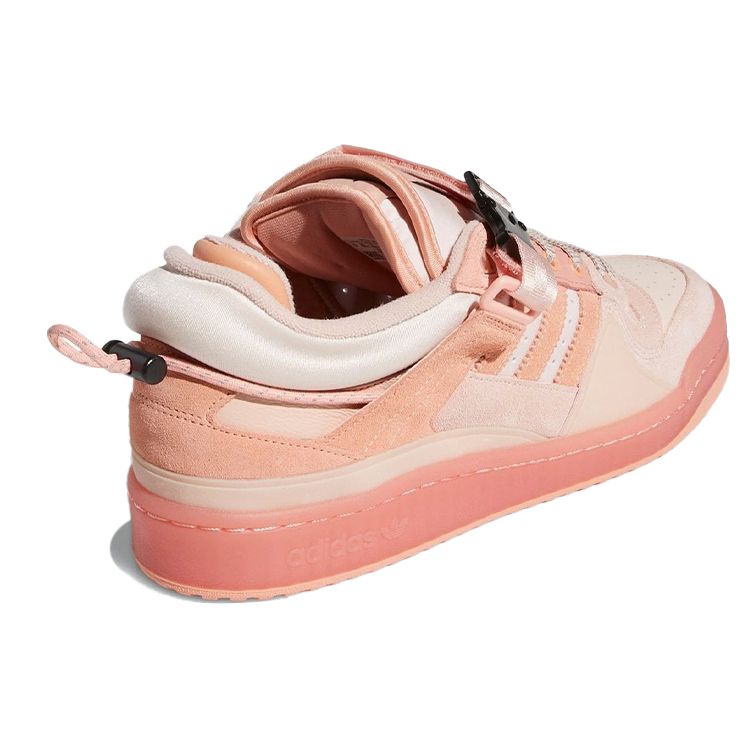 Bad Bunny X Adidas Forum Buckle Low Easter Egg Unisex Sneakers Pink Icey-Pink Blush GW0265