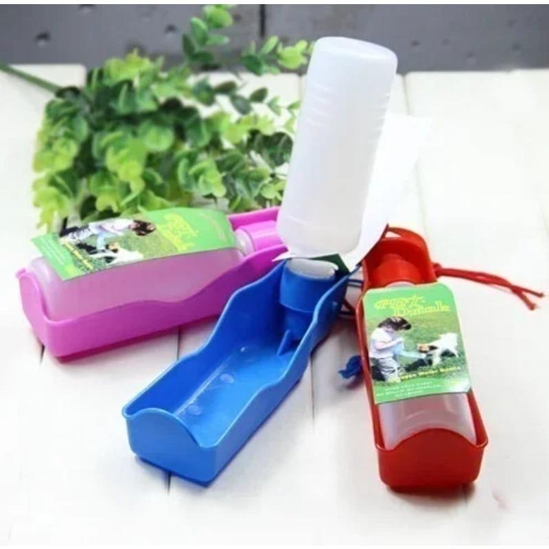 Outdoor Portable Pet Dog Water Bottle Foldable Water Tank Drinking Design Travel Bowl Feeder 250ml