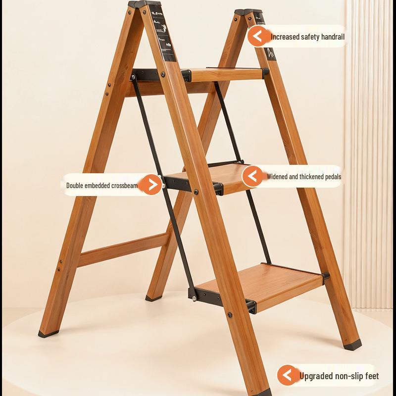Multifunctional Aluminum Folding Step Ladder for Indoor/Outdoor Use