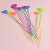 WTEMPO Non-pulling Hair and Non-damaging Hair Braiding Tools Kit Heart Shaped Design Hair Braiding Supplies Beaded Hair Braiding Materials Set