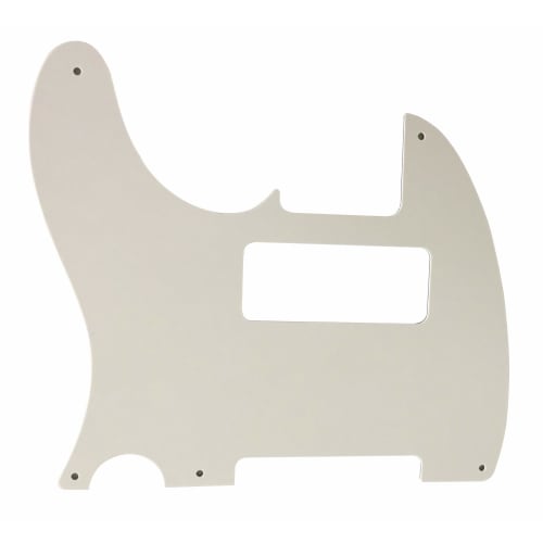 Guitar Pickguard for 5-Hole Fender Telecaster P90 Style Guitar Pickguard Scratch Plate (3-Ply White)