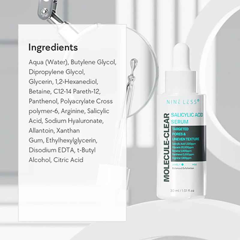 [NINE LESS] Molecule-Clear Salicylic Acid Serum 30ml