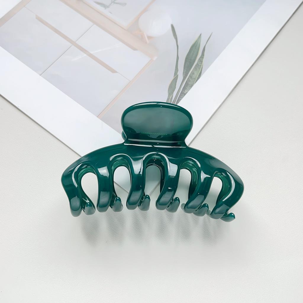 UV Printed Painted Pumpkin Hair Claw Premium PC Material Drop Resistant Elegant Hair Clip Hair Styling Shark Clip Hair Accessories For Women