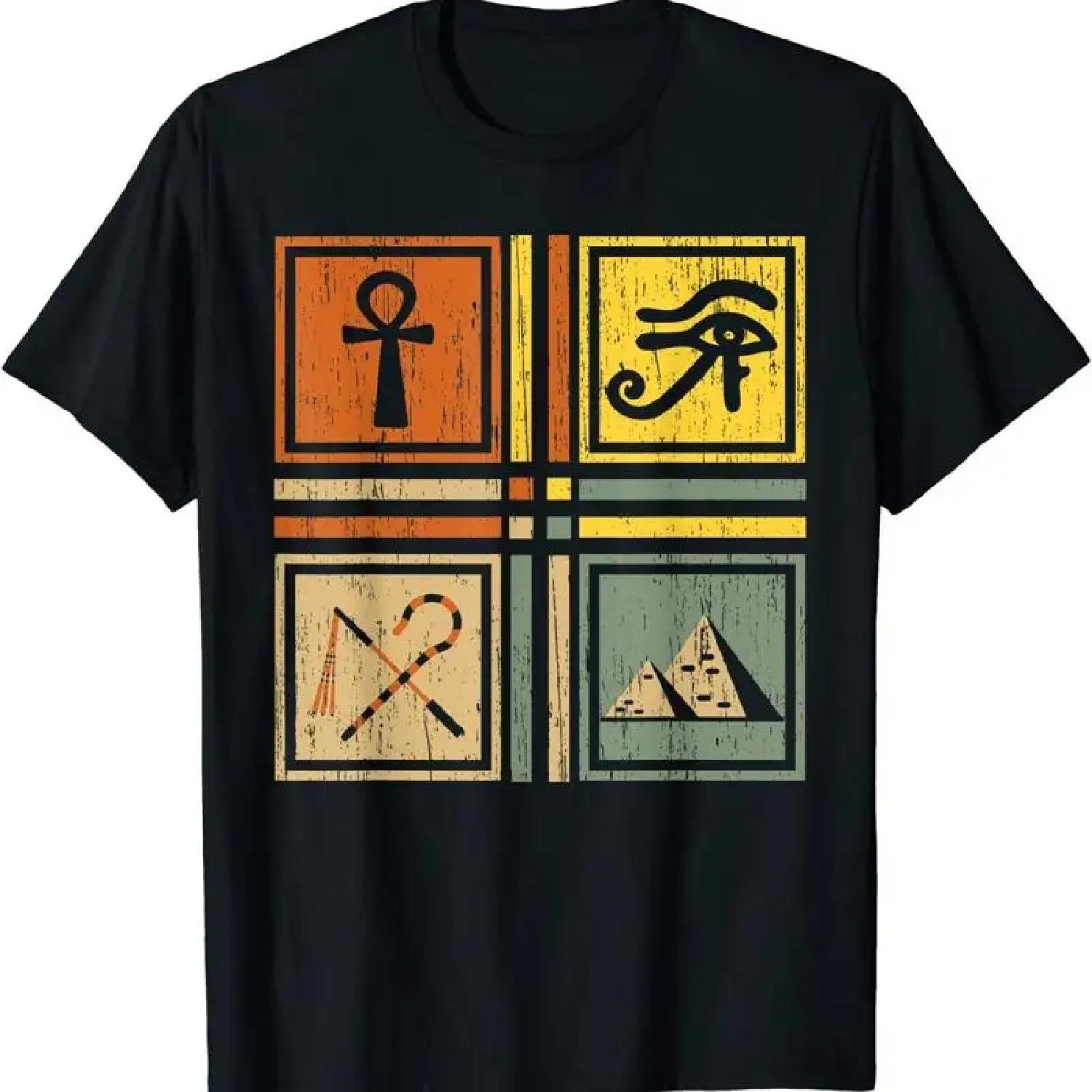 Египетская мифология, Египетская пирамида, Древняя футболка S