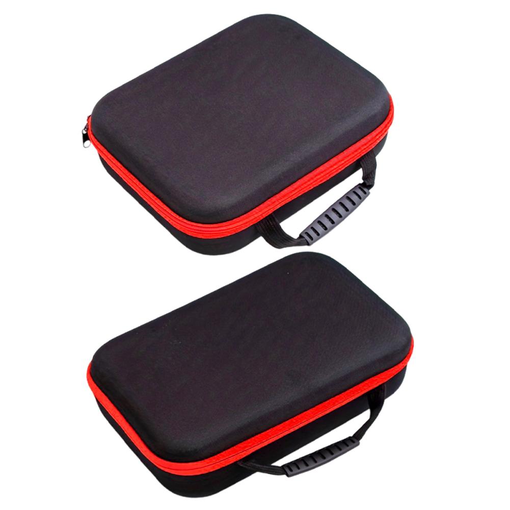 2pcs Portable Electric Drill Tool Bag Multifunction Shockproof Tool Handbag Tools Parts Bag Pouch Electrician Hardware Organizer