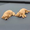 Golden Retriever Hund Harz Autoornamente Welpe Niedliche Hundespielzeug Figur Statue Für Auto Armaturenbrett Tischplatte Dekoration Zubehör