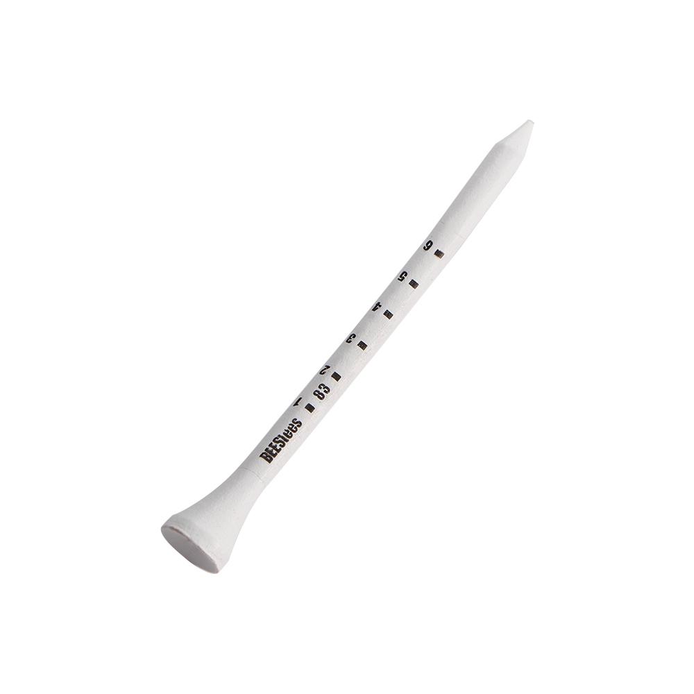 Wooden Scale White 83mm Golf Holder Ball Socket Golf Tees Tee