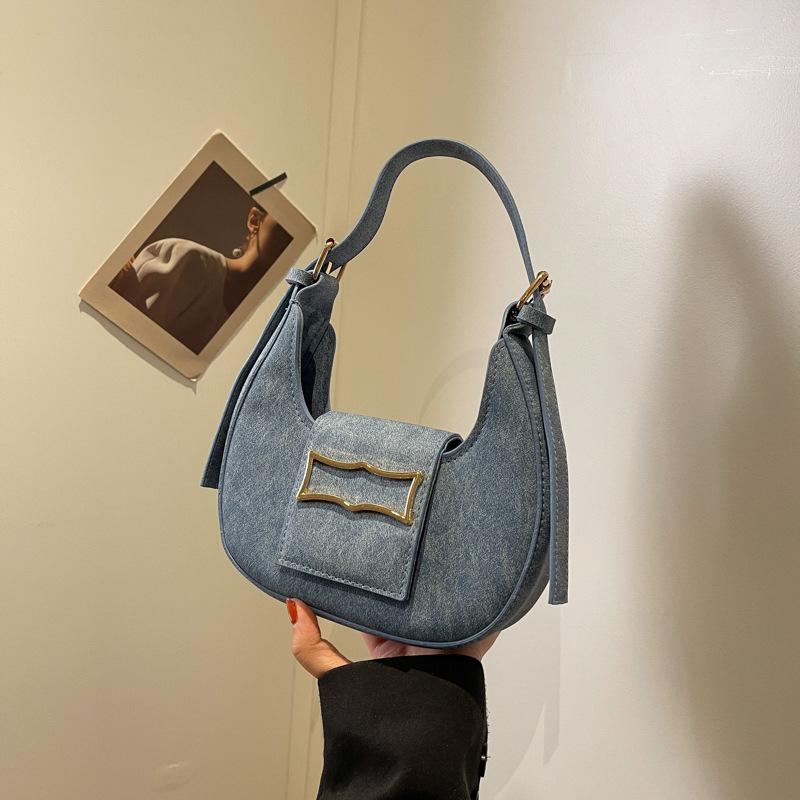 New Moon Bag Women'S Bag Versatile Shoulder Bag Foreign Style Handbag Fashion Single Room Bag