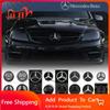 FHP3   For Benz AMG Car Front Grill Logo Light Mirror Face LED Badge For Mercedes Benz 08-14 B-Class W245 B180 C-Class W204 C200 C250 C