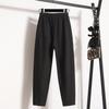 Jarní nadměrné velikosti s vysokým pasem tenké dámské kalhoty strečové volné harémové ležérní univerzální kalhoty
