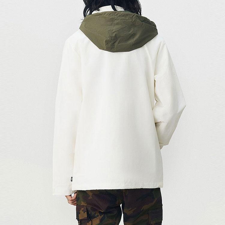 Vans Jackets Unisex Ecru Hooded Non Detachable Moderate VN0A54KFFS8