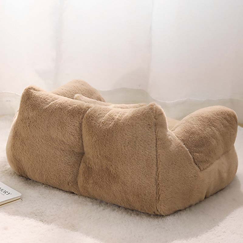 Soft Cat Bed Sofa Etachable Washable Luxury Pet Dog Cat Nest for Medium Large Dogs Cats Comfortable Plush Puppy Bed Pet Supplies