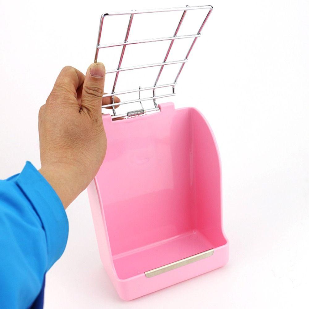 Hanging Plastic Food Dispenser Feeding Rack Grass Container Rabbit Hay Feeder Grass Holder