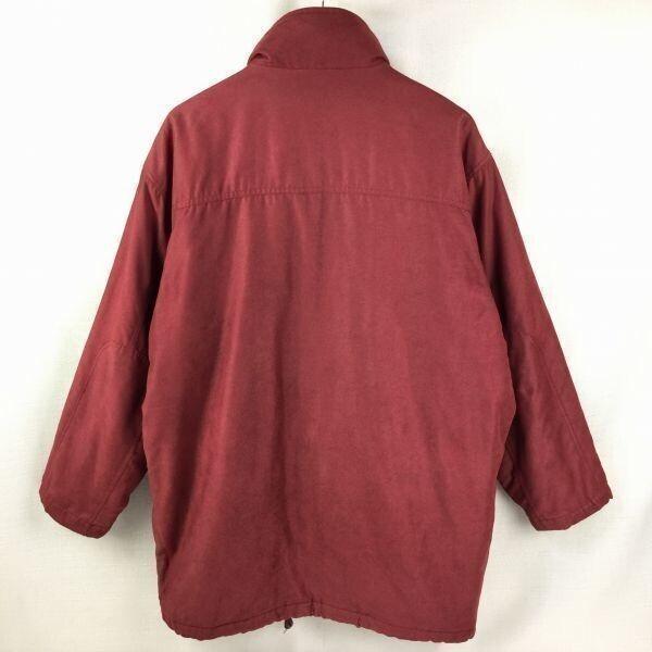 90s Vintage PINO BAZZO padded coverall jacket men L bordeaux outer jumper