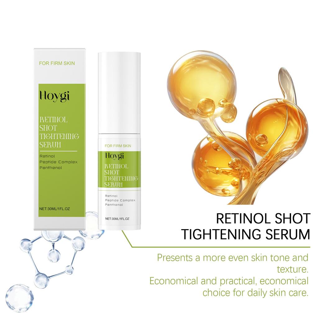1 Set 3 Stück 30ml Retinol Shot Straffendes Serum 15ml Retinol Augencreme 30g Retinal Straffender Booster Creme Hautpflege Set