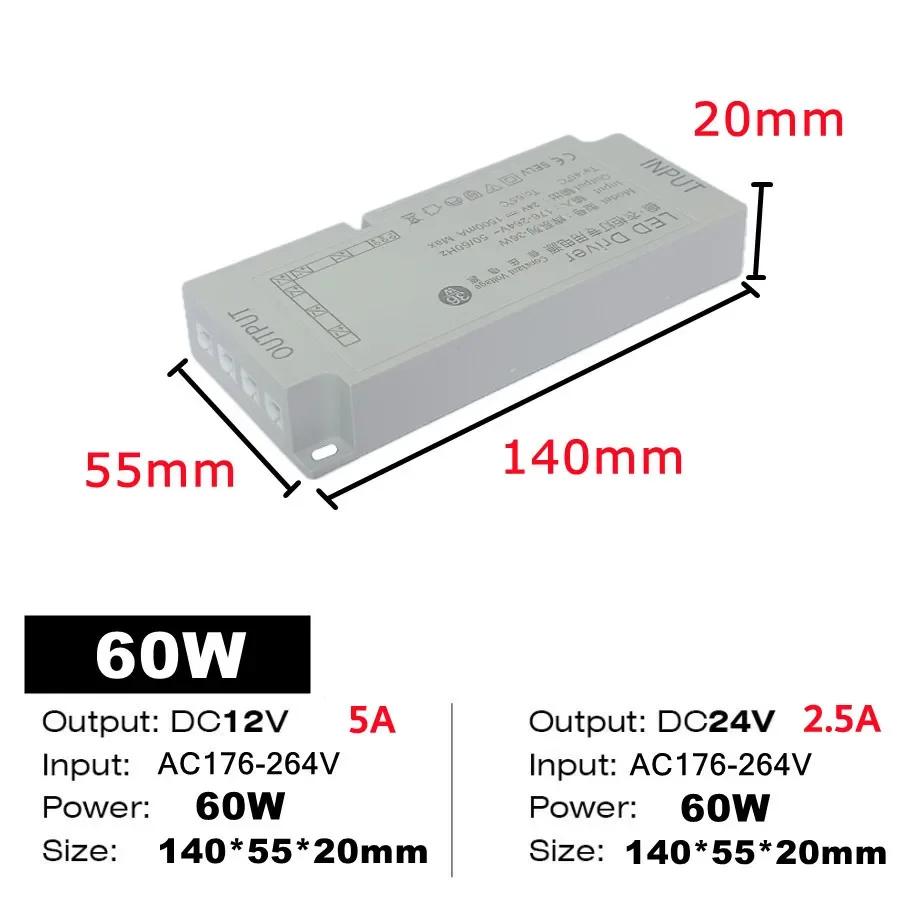 36W-150W Switching Power Supply Transformers EU/US Plug AC220V To DC12V/24V Home Lighting Cabinets Wardrobes Light Strip Dimming