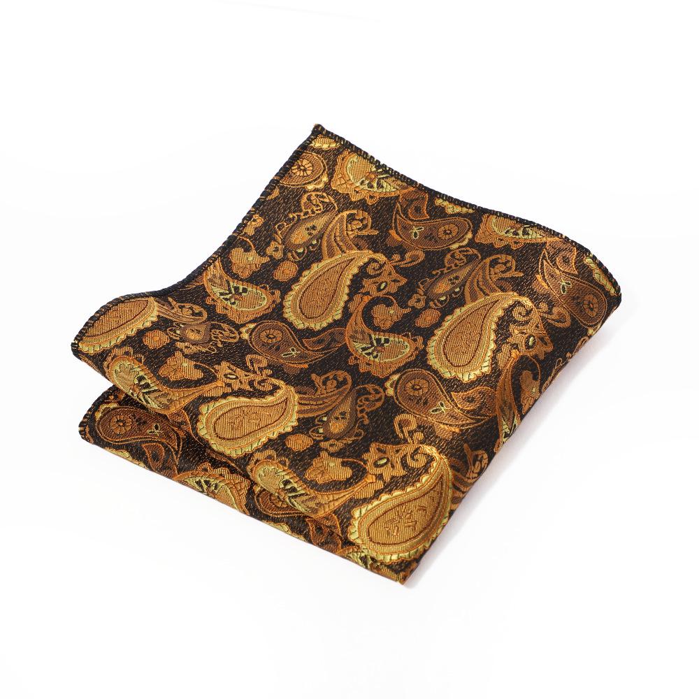 Herrficka i paisley-mönstrat polyester för affärs- eller fritidskostymer