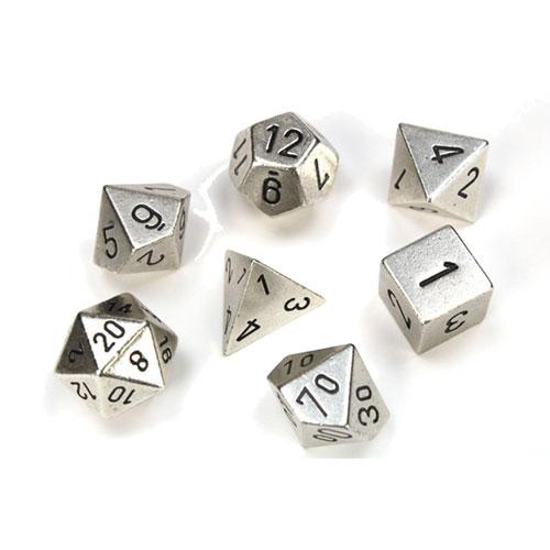 

Metal Chessex Polyhedral 7-Die Set (Silver)