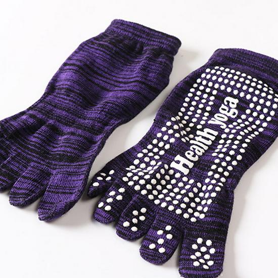 Breathable Women's Five-Toe Yoga Socks - Open Toe, Sweat-Absorbent, Durable, Sport Design