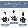 35PCS Engine Under Cover Splash Shield Guard Body Bolts Screws, Front Bumper Fender Liner Push Retainer Fastener Rivet Clips, Fender Clips Auto,