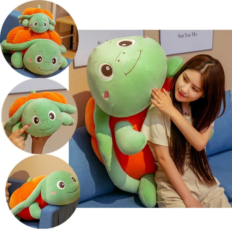 Creative Pumpkin Turtle Plush Toy Perfect Gift For Children And Girlfriend