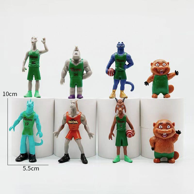 New Movie Figure Basketball Dream Figures Figurine Pvc Collection Statue Room Ornament Model Dolls Kid Toys Gifts GOAT Round Sensory Compression