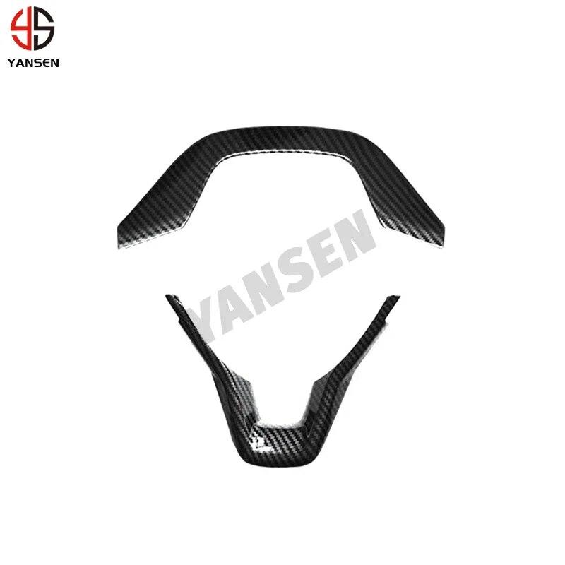 

Для Honda Accord 10-го поколения City ABS углеродное волокно, чехол на руль автомобиля, декоративная наклейка, аксессуары чёрный