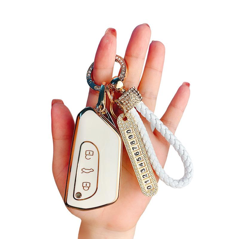 Applicable to Volkswagen Lingdu L Golf 8 Key Set CC Touon x Car id3 id4 id6 Landscape Exploration Yue Tour Shell