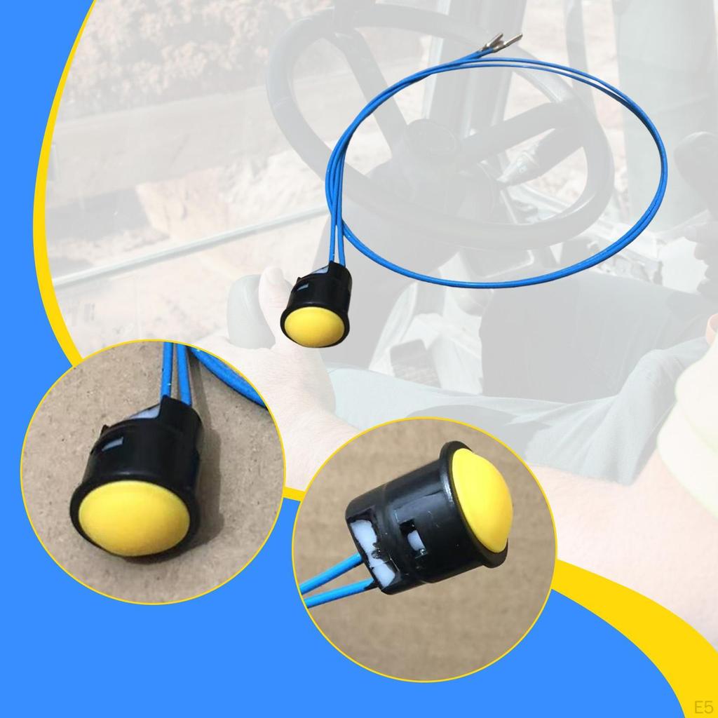 Excavators Joystick Push Button Installation Replacement Assembly with Cable Loader Handle