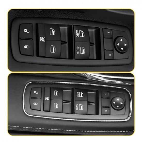 Front Left Black Window Switch Fit Jeep Cherokee 2014 2015 2016 2017 16 17 EXV