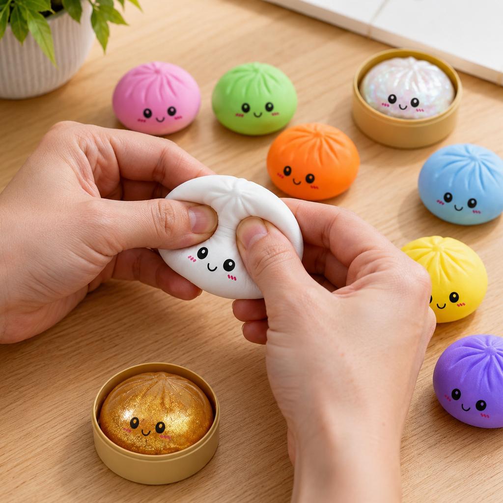 Random Assorted Bun Toy Stress 10ml