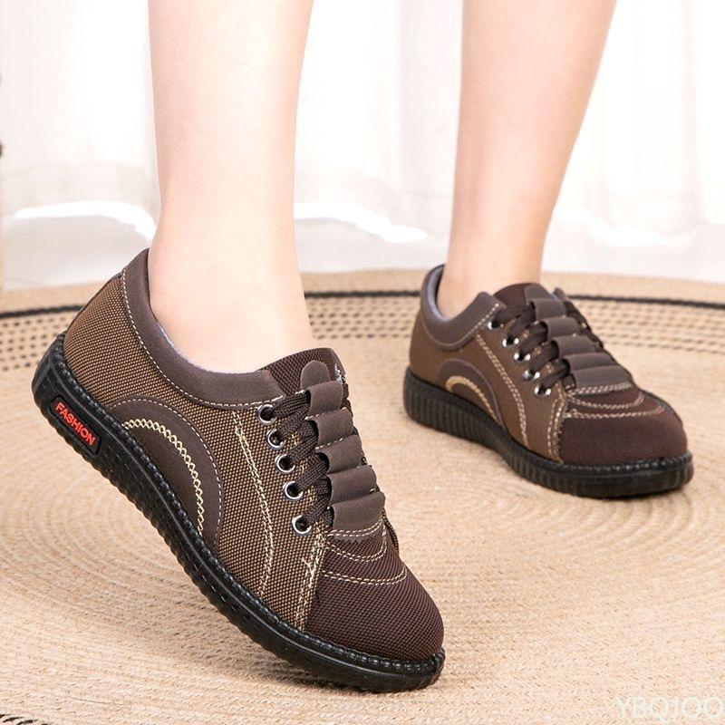 Spring Autumn New Women's Lightweight Anti slip Flat Heel Shoes with Soft Bottom Comfortable Simple Daily Casual Women's Shoes