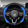 Per Mazda Coprivolante Vera Pelle Fibra di Carbonio Senza Odore Vestibilità Sottile Mazda3 Mazda2 Mazda6 Mazda5 Mazda8 2 3 5 6 8 pujhx22
