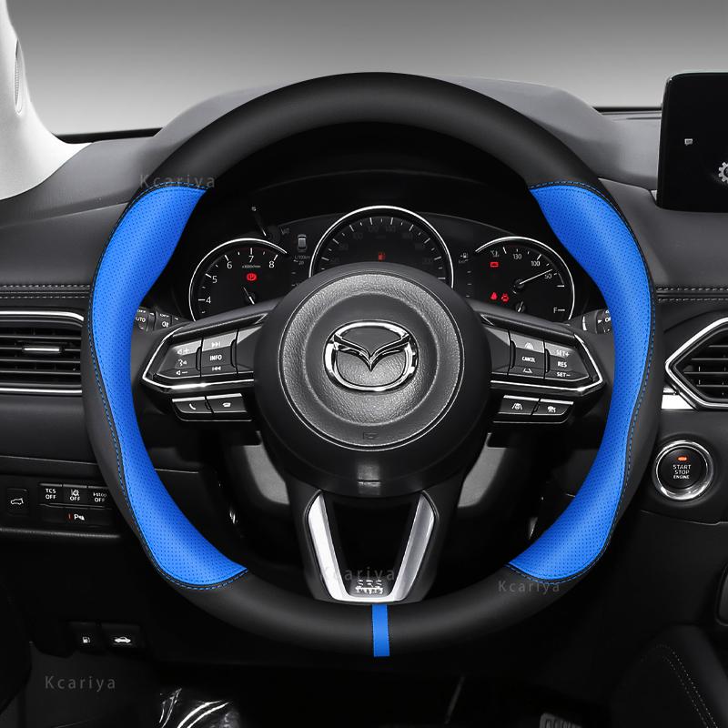 Per Mazda Coprivolante Vera Pelle Fibra di Carbonio Senza Odore Vestibilità Sottile Mazda3 Mazda2 Mazda6 Mazda5 Mazda8 2 3 5 6 8 pujhx22