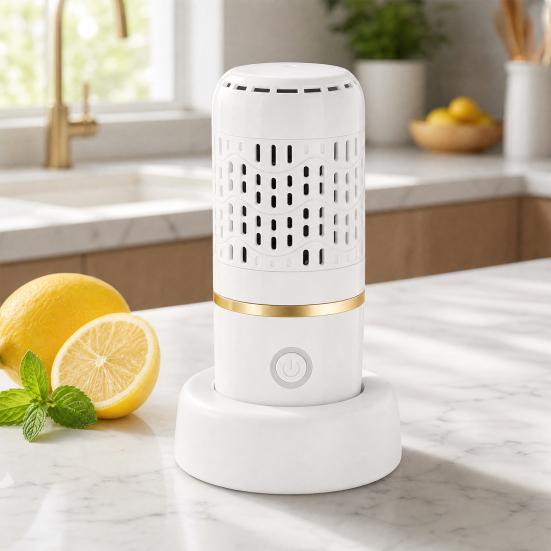 Fruit And Vegetable Cleaner, Portable Produce Purifier with Hydrolytic Technology, Waterproof Capsule Food Washer for Meat Seafood
